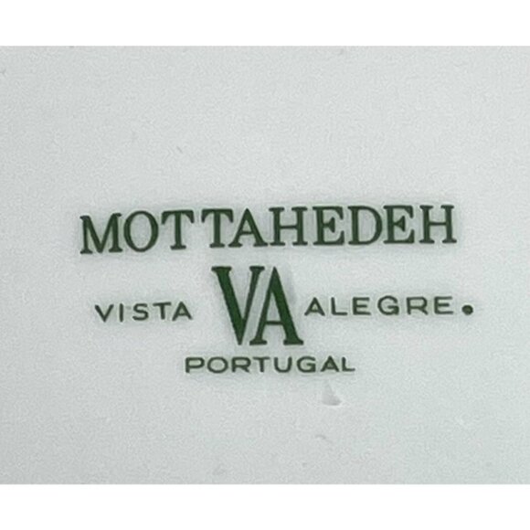 VTG MOTTAHEDEH Vista Alegre Portugal Temple 8" Shell Serving Bowl Dish READ - Picture 5 of 6